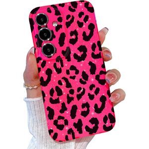 New Hot Pink Cheetah Leopard Case for Samsung Galaxy A14 5G Protective TPU